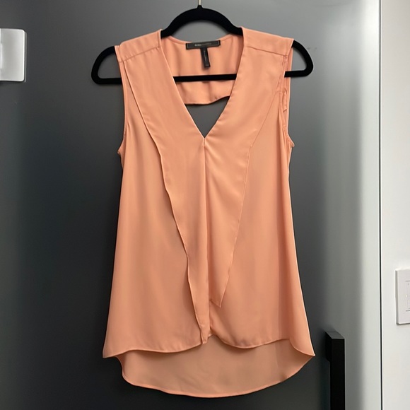 BCBGMaxAzria Tops - BCBGMAXAZRIA top. Peach color. Size XXS